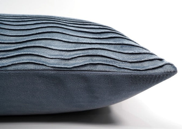 Abstract Blue Decorative Throw Pillows, Large Simple Throw Pillow for Interior Design, Geomeric Contemporary Square Modern Throw Pillows for Couch-HomePaintingDecor