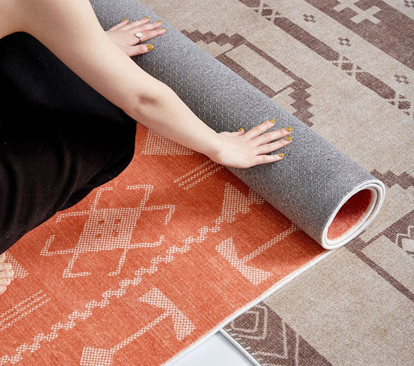 Modern Rugs for Living Room, Mid Century Area Rugs for Bedroom, Large Contemporary Area Rugs for Dining Room-HomePaintingDecor