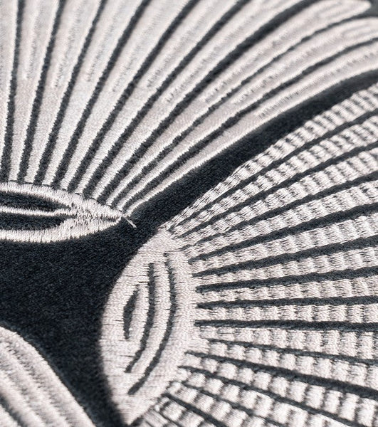 Abstract Feather Pattern Throw Pillows for Couch, Simple Modern Sofa Throw Pillows, Contemporary Throw Pillow for Living Room, Modern Square Pillows-HomePaintingDecor