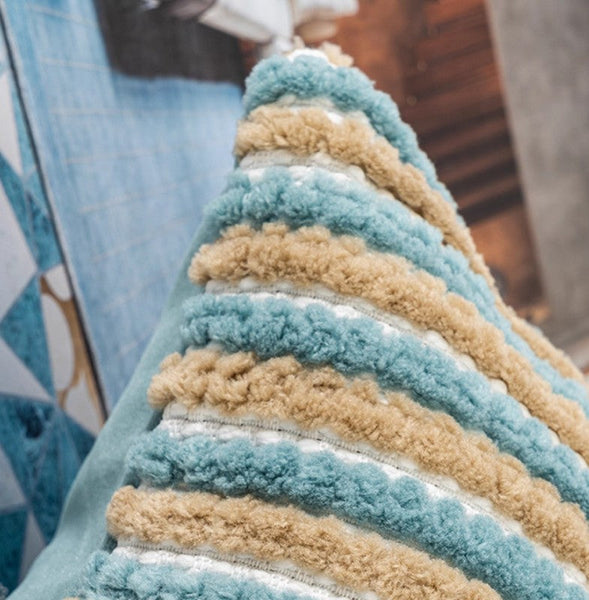 Large Decorative Throw Pillows, Abstract Modern Sofa Pillows, Contemporary Square Modern Throw Pillows for Couch, Simple Throw Pillow for Interior Design-HomePaintingDecor