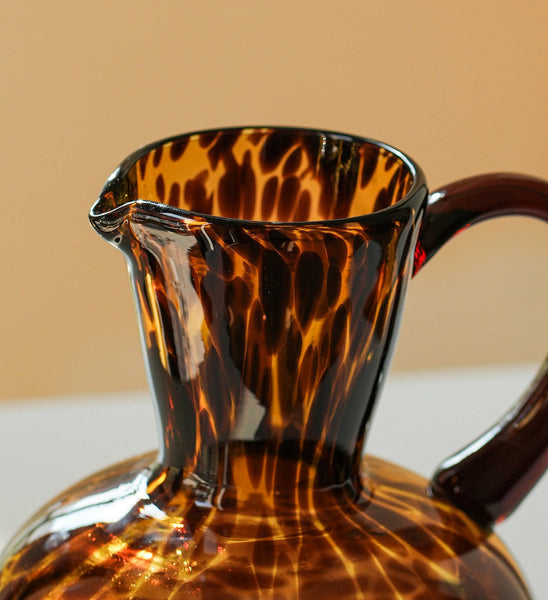 Handmade Modern Vases for Bedroom, Decorative Glass Vase, Mid Century Glass Vases, Centerpiece Contemporary Vases on Table, Modern Glass Vase for Flowers