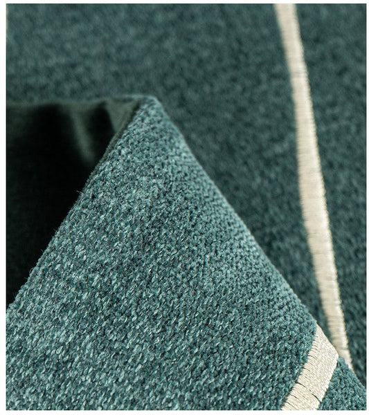 Abstract Green Decorative Throw Pillows, Geometric Square Modern Throw Pillows for Couch, Large Contemporary Throw Pillow for Interior Design-HomePaintingDecor