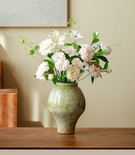 Centerpiece Ceramic Bud Vases, Porcelain Flower Vases, Flower Vases on Table, Handmade Water Holding Flower Vase-HomePaintingDecor