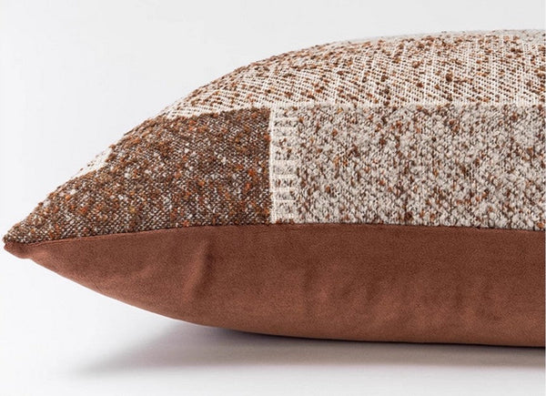 Large Square Modern Throw Pillows for Couch, Contemporary Modern Sofa Pillows for Bedroom, Simple Decorative Throw Pillows, Large Throw Pillow for Interior Design-HomePaintingDecor