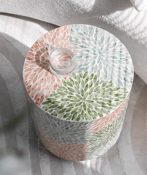 Unique Small End Table, Contemporary Small Sofa Side Table, Portable Casual Side Table, Creative Coffee Table, Shell Small Side Table-HomePaintingDecor