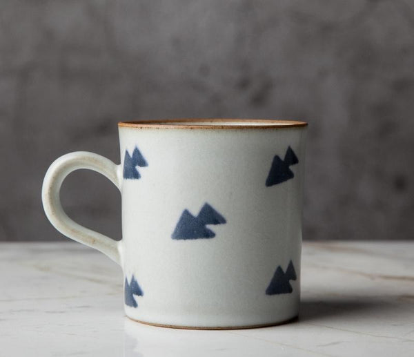 Latte Coffee Mug, Large Capacity Coffee Cup, 10 oz Pottery Tea Cup, Handmade Pottery Coffee Cup-HomePaintingDecor