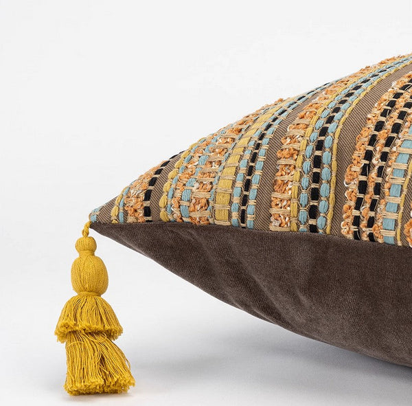 Contemporary Modern Sofa Pillows, Luxury Modern Pillows for Couch, Decorative Throw Pillows for Bedroom, Large Modern Pillow for Living Room-HomePaintingDecor