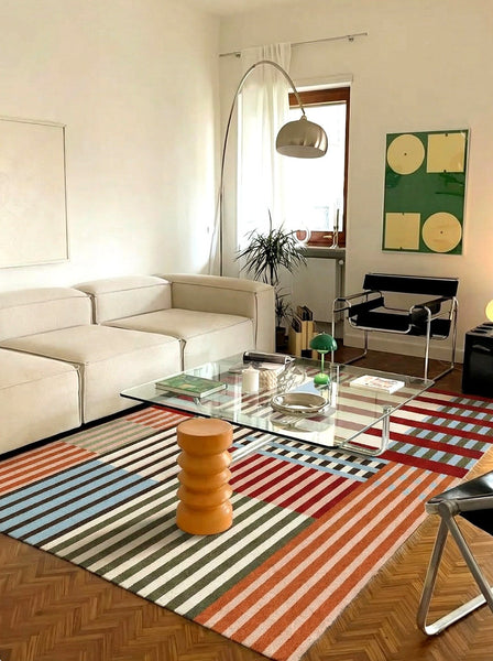 Unique Modern Rugs for Living Room, Contemporary Modern Rugs for Dining Room, Extra Large Modern Rugs for Bedroom-HomePaintingDecor