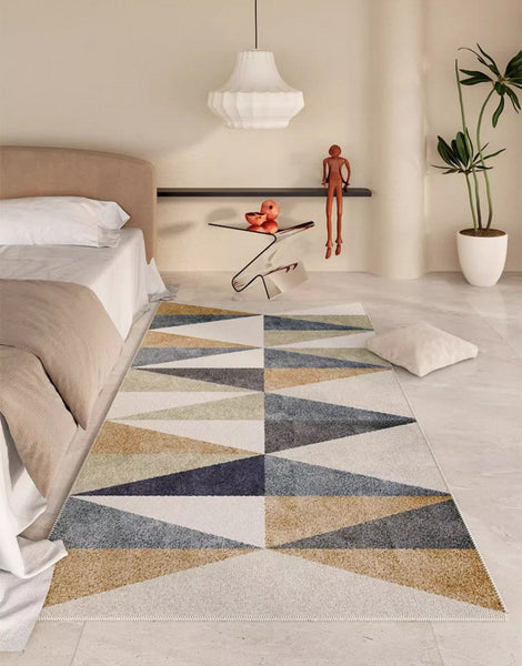 Simple Large Modern Rugs for Living Room, Abstract Geometric Modern Rugs,Large Modern Rugs for Bedroom, Modern Rugs for Dining Room-HomePaintingDecor