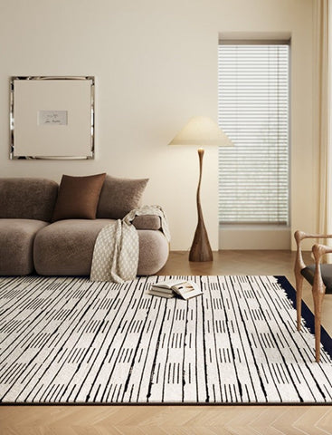 Simple Modern Rugs for Dining Room, Bedroom Modern Rugs, Living Room Contemporary Modern Rugs, Large Abstract Geometric Modern Rugs-HomePaintingDecor