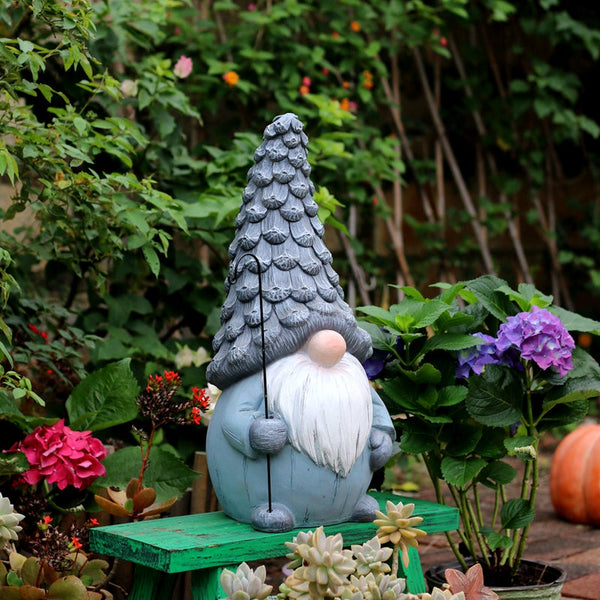 Garden Figure Sculpture Statues, Gnome Statue for Garden Ornaments, Garden Decoration Ideas, Villa Courtyard Decor, Outdoor Garden Decoration-HomePaintingDecor