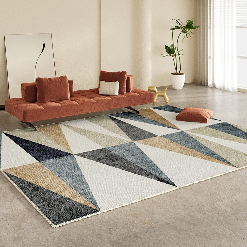 Simple Large Modern Rugs for Living Room, Abstract Geometric Modern Rugs,Large Modern Rugs for Bedroom, Modern Rugs for Dining Room-HomePaintingDecor