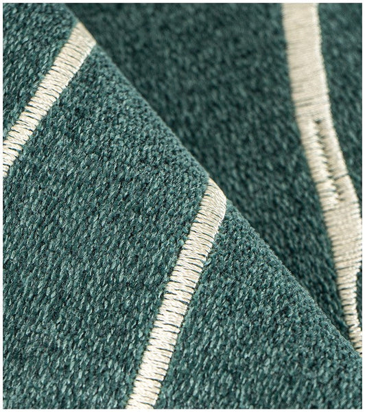 Abstract Green Decorative Throw Pillows, Geometric Square Modern Throw Pillows for Couch, Large Contemporary Throw Pillow for Interior Design-HomePaintingDecor