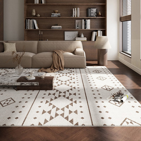 Contemporary Geometric Carpets, Contemporary Modern Rugs, Abstract Modern Rugs for Living Room, Extra Large Modern Rugs under Dining Room Table-HomePaintingDecor