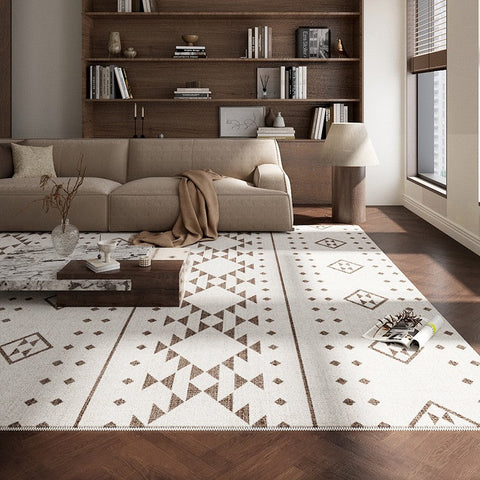 Contemporary Geometric Carpets, Contemporary Modern Rugs, Abstract Modern Rugs for Living Room, Extra Large Modern Rugs under Dining Room Table-HomePaintingDecor