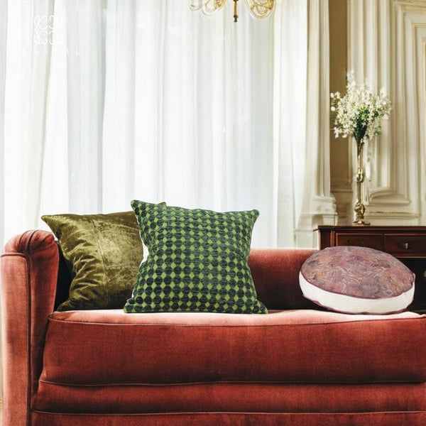 Modern Pillows for Living Room, Luxury Green Decorative Modern Pillows for Couch, Modern Sofa Pillows Covers, Modern Sofa Cushion-HomePaintingDecor