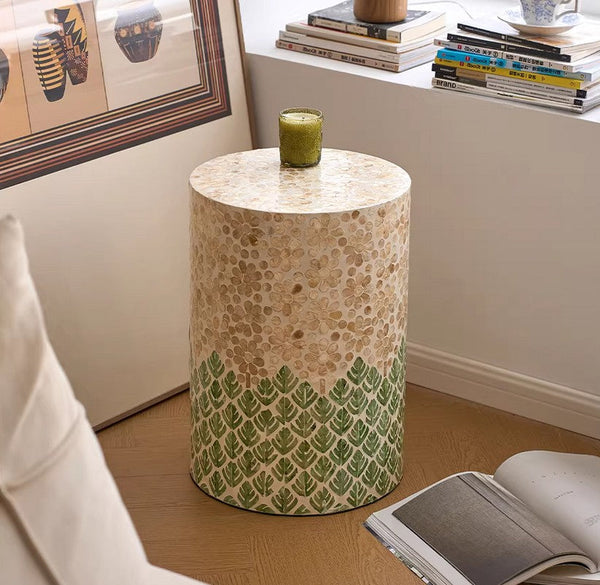 Creative Coffee Table, Contemporary Side Table, Small End Table, Portable Casual Side Table, Shell Small Sofa Side Table, Modern Side Table, Contemporary Bedside Table, Bedside Small Side Table-HomePaintingDecor