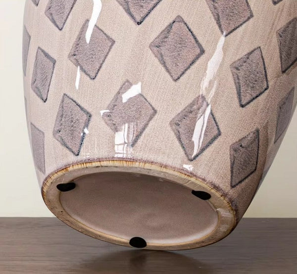 Unique Porcelain Flower Vases, Flower Vases on Table, Contemporary Vases for Modern Home Decor, Ceramic Bouquet Vases, Dining Table Centerpiece-HomePaintingDecor