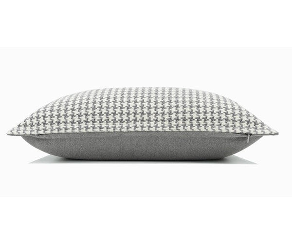Gray Chequer Modern Sofa Pillows, Large Decorative Throw Pillows, Contemporary Square Modern Throw Pillows for Couch, Abstract Throw Pillow for Interior Design-HomePaintingDecor