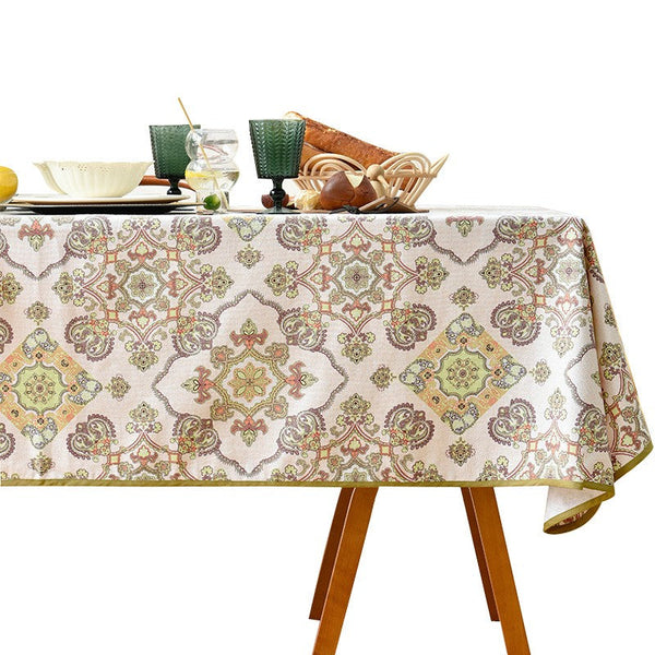 Large Rectangle Tablecloth for Dining Room Table, Rectangular Table Covers for Kitchen, Square Tablecloth for Coffee Table, Farmhouse Table Cloth, Wedding Tablecloth-HomePaintingDecor