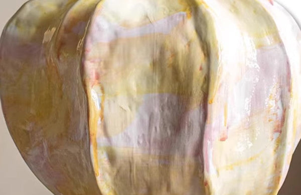 Handmade Modern Flower Vase, Centerpiece Ceramic Bouquet Vases, Large Contemporary Vases on Dining Table, Porcelain Vases for Modern Home Decor-HomePaintingDecor