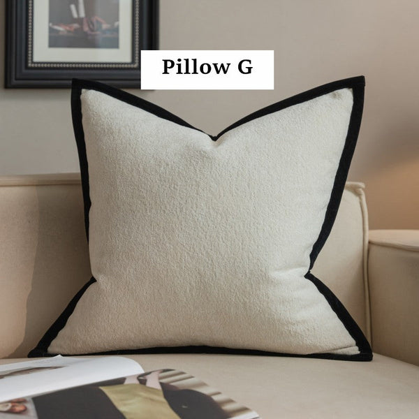 Large Decorative Throw Pillows, Decorative Pillow Arrangement Ideas for Couch, Modern Decorative Pillows for Living Room, Decorative Pillow Covers-HomePaintingDecor
