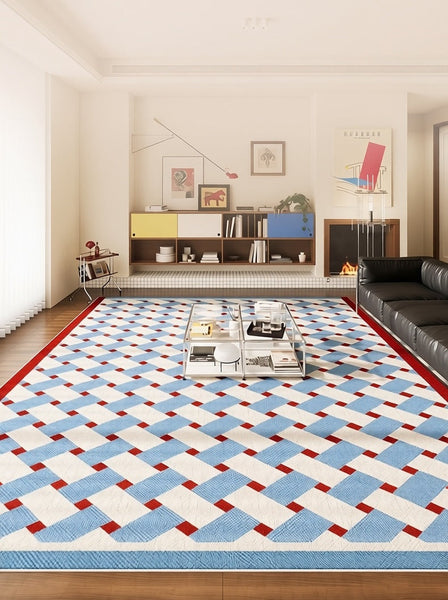 Modern Living Room Rug Ideas, Mid Century Modern Rugs, Contemporary Abstract Rugs for Dining Room, Geometric Contemporary Rugs