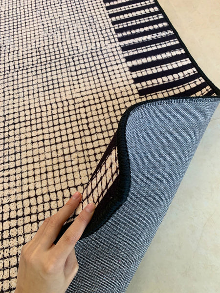 Unique Modern Rugs for Dining Room, Large Abstract Geometric Modern Rugs, Bedroom Modern Rugs, Living Room Contemporary Modern Rugs-HomePaintingDecor