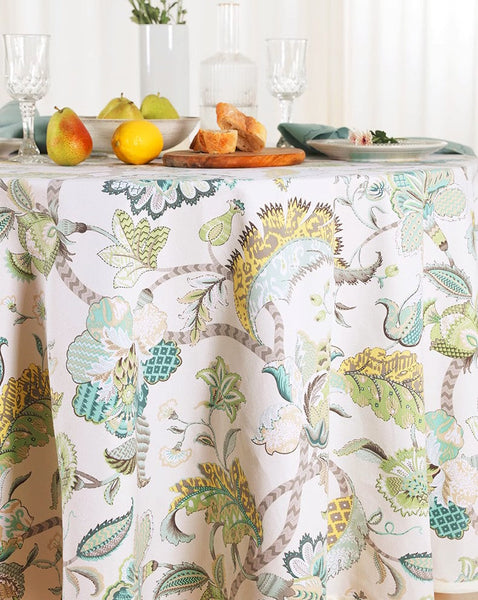 Rustic Table Covers for Kitchen, Large Rectangle Tablecloth for Dining Room Table, Country Farmhouse Tablecloth, Square Tablecloth for Round Table-HomePaintingDecor