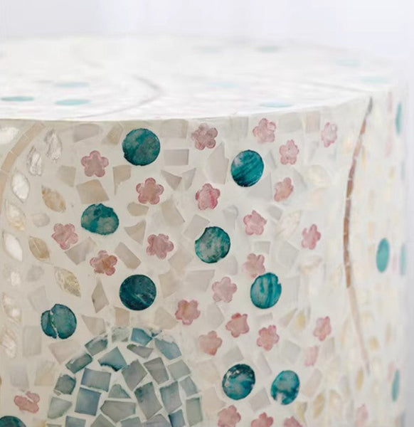 Unique Small End Table, Portable Casual Side Table, Creative Coffee Table, Contemporary Small Sofa Side Table, Shell Small Side Table-HomePaintingDecor