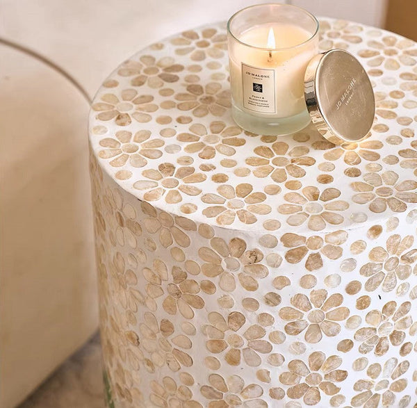 Creative Coffee Table, Contemporary Side Table, Small End Table, Portable Casual Side Table, Shell Small Sofa Side Table, Modern Side Table, Contemporary Bedside Table, Bedside Small Side Table-HomePaintingDecor