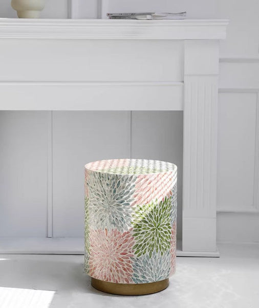 Unique Small End Table, Contemporary Small Sofa Side Table, Portable Casual Side Table, Creative Coffee Table, Shell Small Side Table-HomePaintingDecor