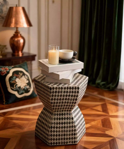 Modern Side Table, Bedside Small Side Table, Contemporary Bedside Table, Small End Table, Shell Small Sofa Side Table, Portable Casual Side Table, Creative Coffee Table, Contemporary Side Table-HomePaintingDecor