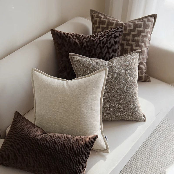 Mid Century Decorative Pillows for Couch, Geometric Modern Sofa Pillows, Contemporary Throw Pillows, Modern Pillows for Bedroom, Modern Sofa Pillows-HomePaintingDecor