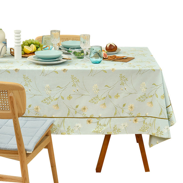 Farmhouse Table Cloth, Wedding Tablecloth, Large Rectangle Tablecloth for Dining Room Table, Rectangular Table Covers for Kitchen, Square Tablecloth for Coffee Table-HomePaintingDecor