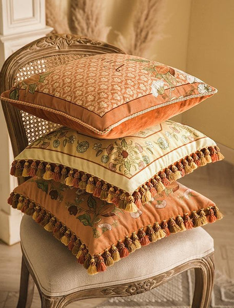 Decorative Throw Pillows, Modern Sofa Pillows, Contemporary Throw Pillows, Short Velvet Pillow Cover, Decorative Pillows for Living Room-HomePaintingDecor