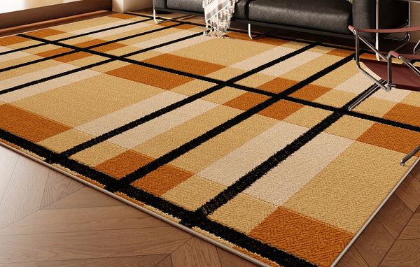 Contemporary Modern Carpets for Dining Room, Colorful Modern Rugs for Bedroom, Mid Century Modern Carpets for Living Room-HomePaintingDecor