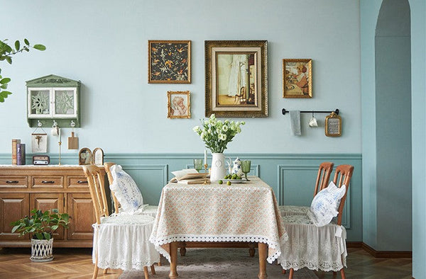 Modern Tablecloth for Home Decoration, Large Square Tablecloth for Round Table, Extra Large Rectangle Tablecloth for Dining Room Table-HomePaintingDecor
