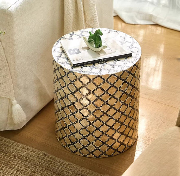 Contemporary Bedside Table, Bedside Small Side Table, Creative Coffee Table, Contemporary Side Table, Modern Side Table, Small End Table, Portable Casual Side Table, Shell Small Sofa Side Table-HomePaintingDecor