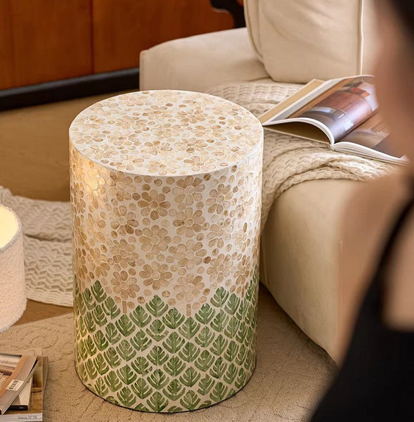 Creative Coffee Table, Contemporary Side Table, Small End Table, Portable Casual Side Table, Shell Small Sofa Side Table, Modern Side Table, Contemporary Bedside Table, Bedside Small Side Table-HomePaintingDecor