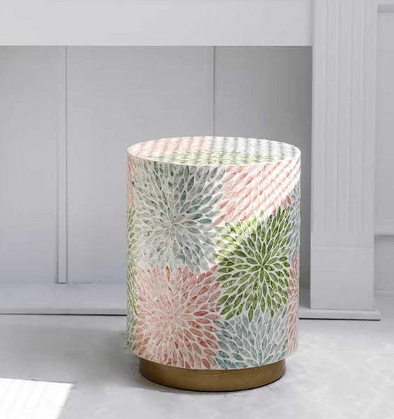 Unique Small End Table, Contemporary Small Sofa Side Table, Portable Casual Side Table, Creative Coffee Table, Shell Small Side Table-HomePaintingDecor