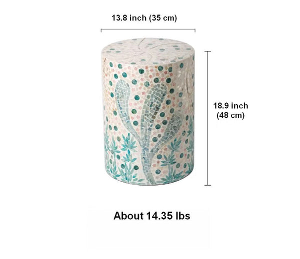 Unique Small End Table, Portable Casual Side Table, Creative Coffee Table, Contemporary Small Sofa Side Table, Shell Small Side Table-HomePaintingDecor
