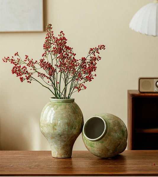 Centerpiece Ceramic Bud Vases, Porcelain Flower Vases, Flower Vases on Table, Handmade Water Holding Flower Vase-HomePaintingDecor