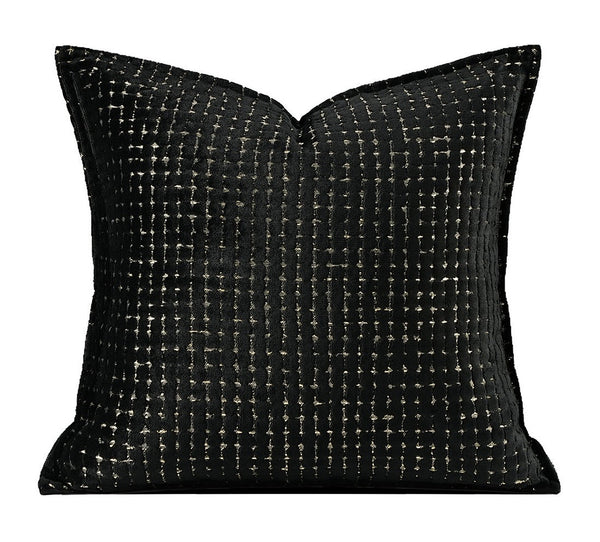 Decorative Pillow Covers, Modern Pillows for Couch, Decorative Throw Pillows for Living Room, Black Modern Sofa Pillows-HomePaintingDecor