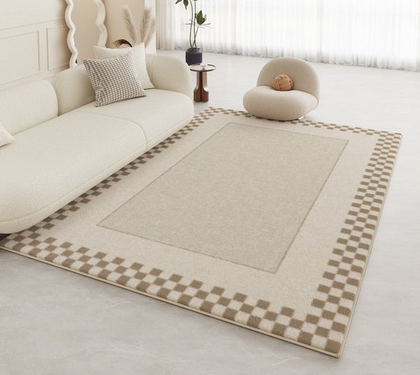 Modern Rugs for Dining Room, Simple Large Modern Rugs for Living Room, Abstract Modern Rugs for Bedroom, Abstract Geometric Modern Rugs-HomePaintingDecor