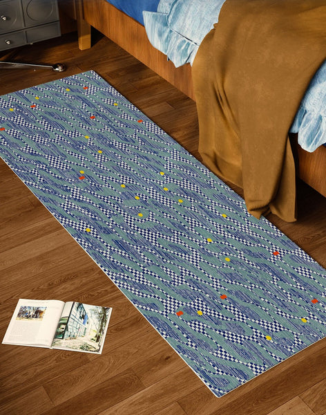 Abstract Area Rugs for Living Room, Contemporary Modern Rugs Next to Bed, Modern Carpets for Office, Geometric Modern Rugs under Dining Room Table-HomePaintingDecor