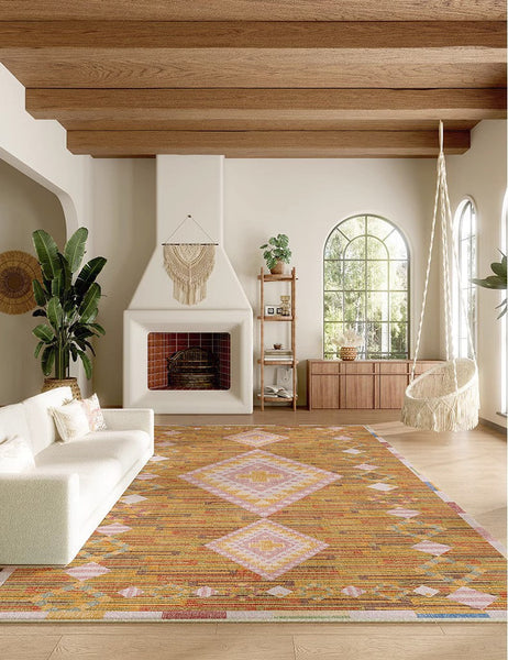 Morocco Rugs for Dining Room, Oversized Area Rugs for Living Room, Extra Large Vintage Persian Rugs, Traditional Colorful Moroccan Rug, Vintage Rugs for Bedroom-HomePaintingDecor