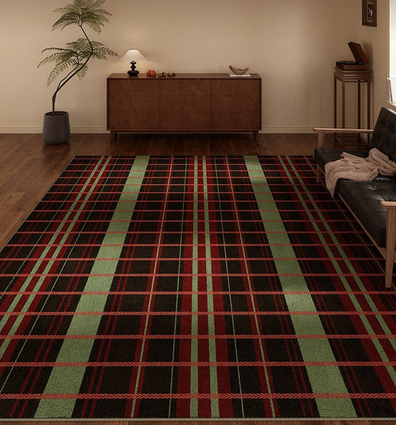 Mid Century Modern Rugs, Contemporary Modern Rugs for Living Room, Colorful Absract Rugs for Bedroom, Minimalist Geometric Rugs for Living Room-HomePaintingDecor