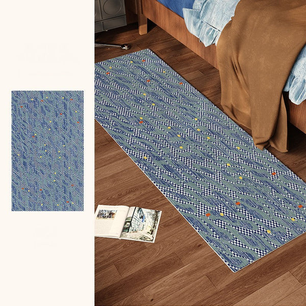 Abstract Area Rugs for Living Room, Contemporary Modern Rugs Next to Bed, Modern Carpets for Office, Geometric Modern Rugs under Dining Room Table-HomePaintingDecor