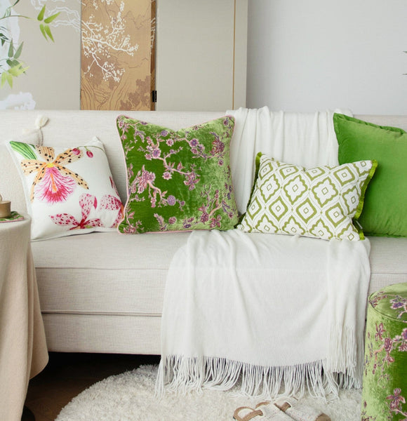 Large Decorative Pillows for Interior Design, Modern Decorative Cushion Covers, Unique Decorative Pillow Arrangement Ideas for Couch, Decorative Pillows for Living Room-HomePaintingDecor